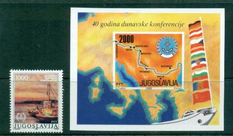 Yugoslavia-1988-Danube-Conference-MS-MUH-lot58631