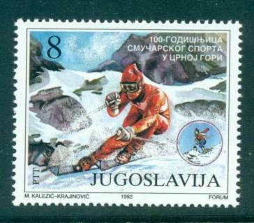 Yugoslavia-1992-Skiing-in-Montenegro-MUH-lot40664