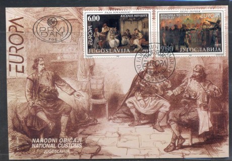 Yugoslavia-1998-Europa-Holidays-Festivals-FDC