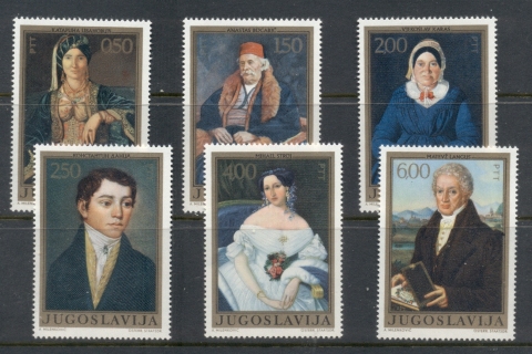 Yugoslavia-1971-Portraits-MUH