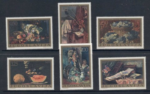 Yugoslavia-1972-Paintings-MUH