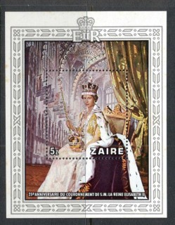 Zaire-1978-QEII-Coronation-25th-Anniversary-MS-MUH