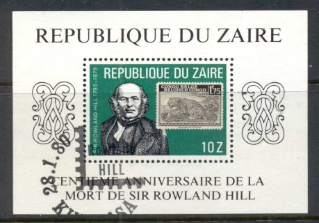 Zaire-1980-Rowland-Hill-MS-FU