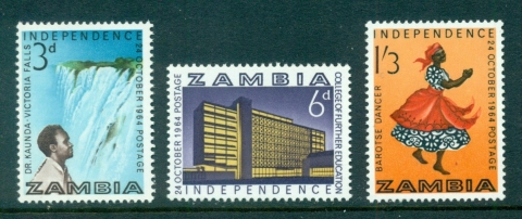 Zambia-1964-Independence-MUH-2