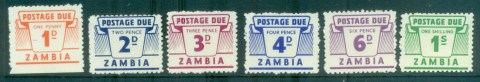 Zambia-1964-Postage-Dues-MLH