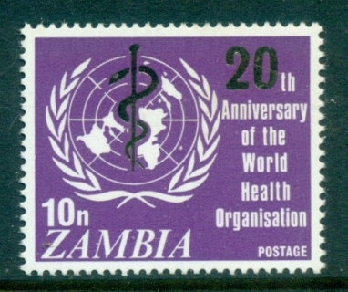 Zambia-1968-WHO-20th-Anniversary-MUH