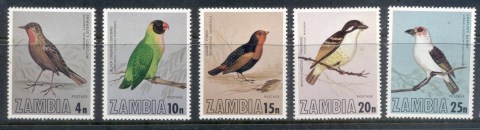 Zambia-1977-Birds-in-Zambia-MUH