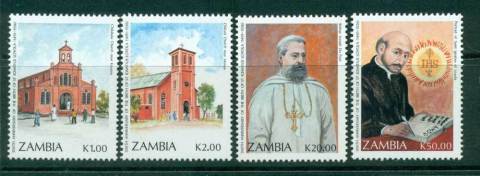 Zambia-1991-Jesuit-Churches-MUH-Lot26954