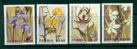 Zambia-1992-Orchids-MUH-Lot26953