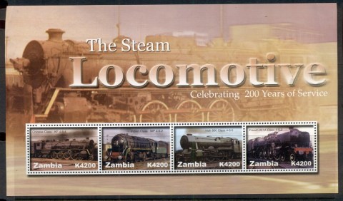 Zambia-2005-Railroads-200th-Anniversary-Trains-MS-MUH