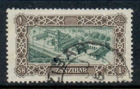 Zanzibar-1952-Seyyid-Khalifa-Schools-1sh-FU