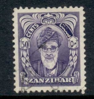 Zanzibar-1952-Sultan-Khalifa-bin-Harub-50c-FU