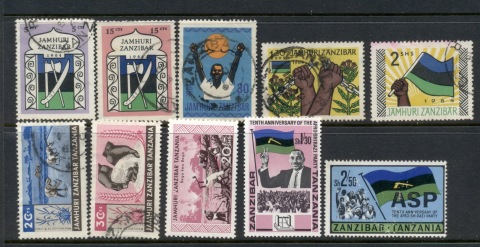 Zanzibar-1960s-Assorted-Oddments-FU-MLH