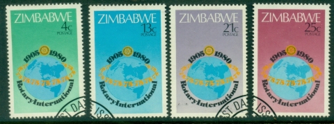 Zimbabwe-1980-Rotary-International-FU