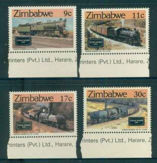 Zimbabwe-1985-Trains-MUH-lot51989