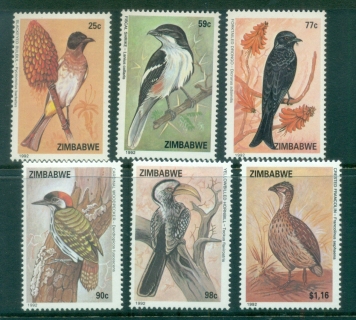 Zimbabwe-1992-Birds-MUH