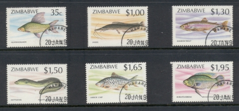 Zimbabwe-1994-Freshwater-Fish-CTO