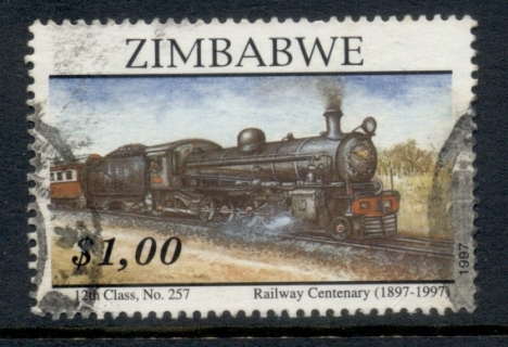 Zimbabwe-1997-Zimbabwe-Railway-Centenary-1-FU