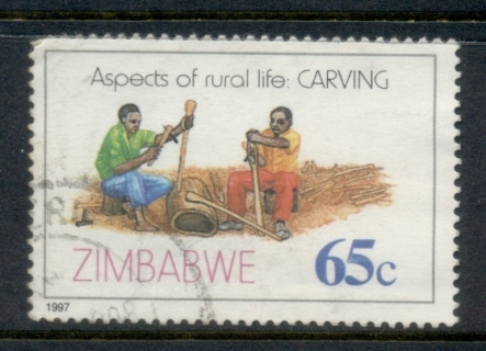 Zmbabwe-1997-Aspects-of-Rural-Life-65c-FU