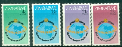 Zimbabwe-1980-Rotary-International-MUH