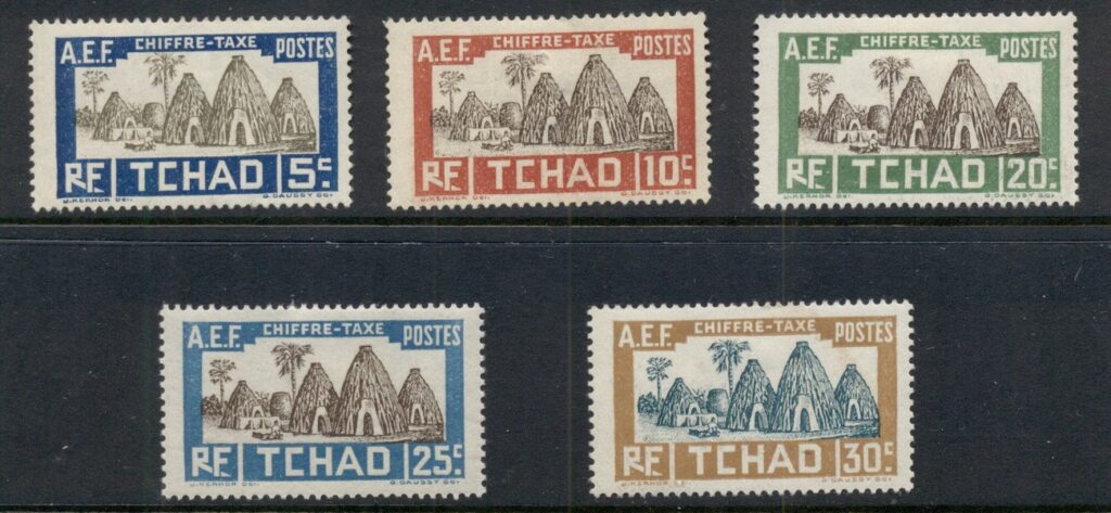 Chad-1930 Postage Dues Asst