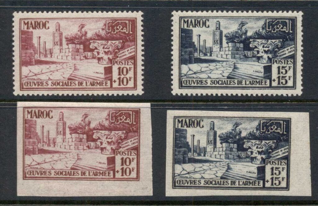 French Morocco 1950 Army Welfare + IMPERF
