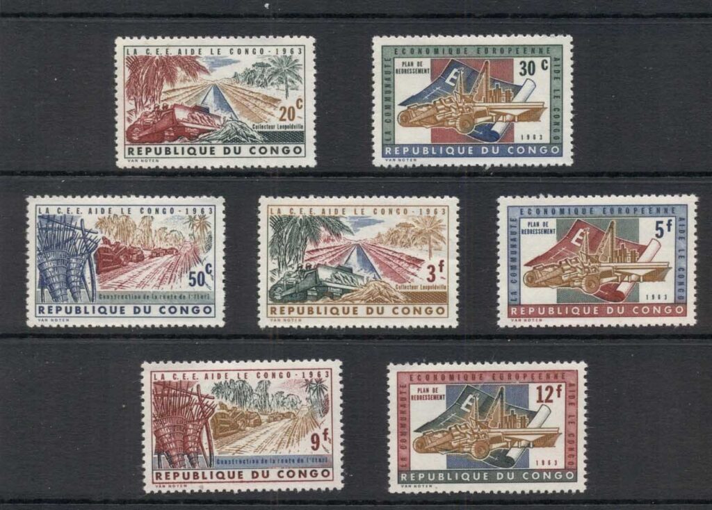 Congo-PR-1963 European Aid