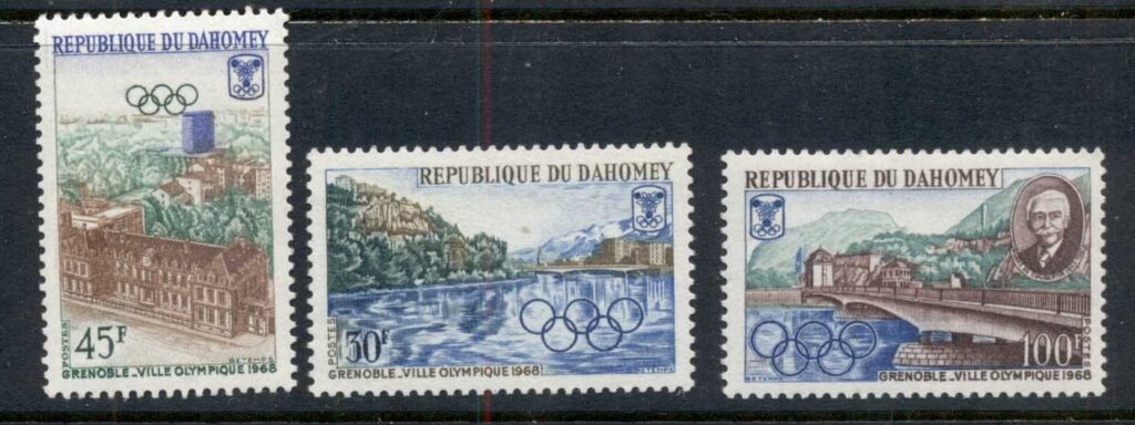 Dahomey-1967-Winter Olympics Grenoble