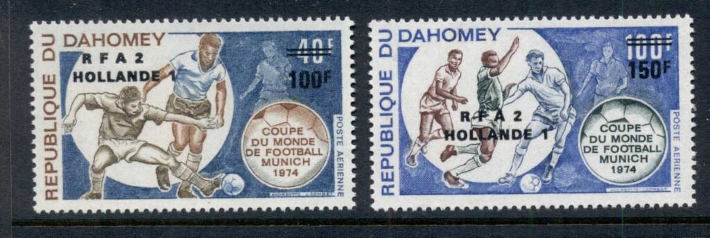Dahomey-1974-World Cup Soccer Munich Opt Hollande