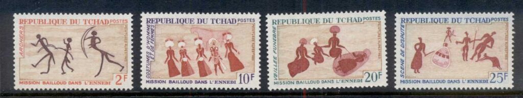 Chad 1968 Rock paintings