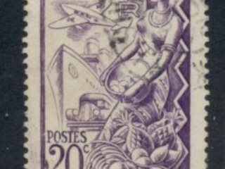 French Sudan 1937 Paris International Exposition 20c