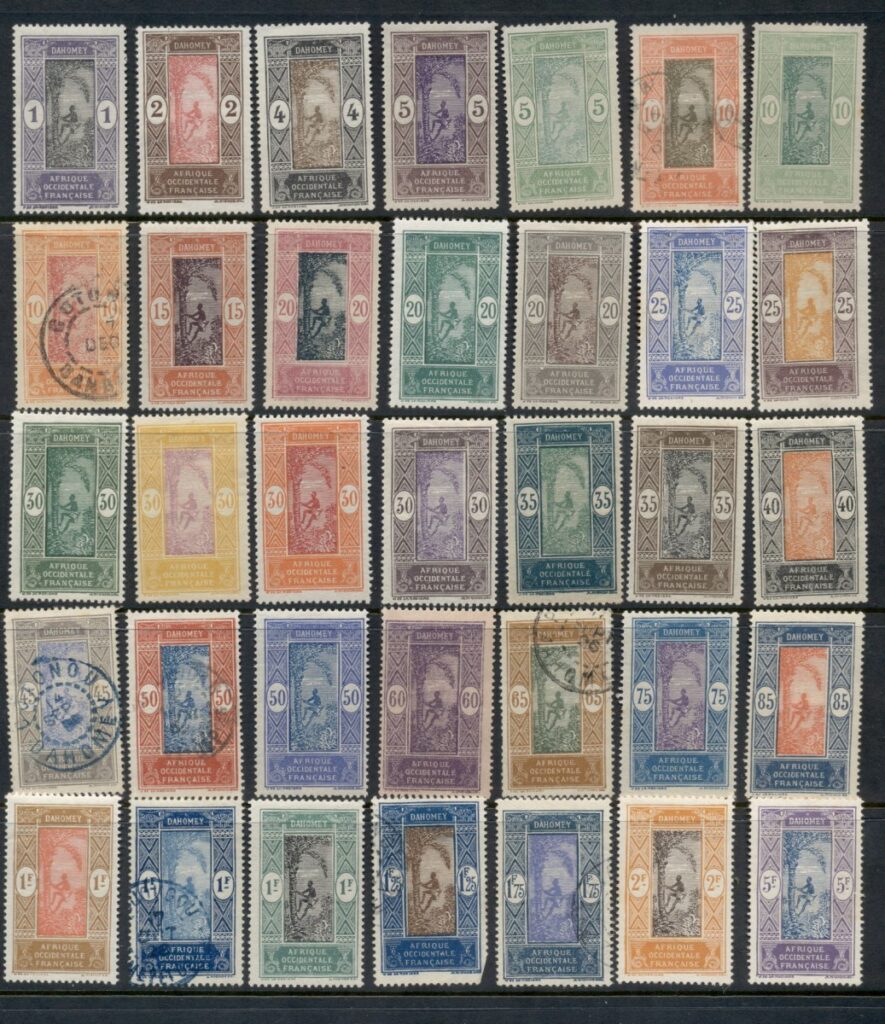 Dahomey-1913-39-Pictorials Asst