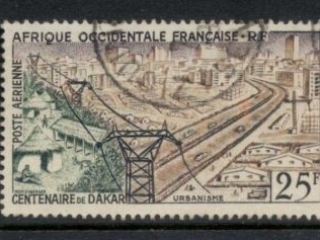 French West Africa 1958 Centenary of Dakar 25f