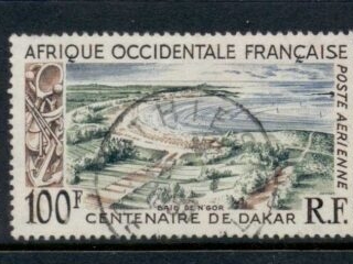 French West Africa 1958 Centenary of Dakar 100f