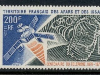 Afars &amp; Issas 1976 Telephone Centenary, Alexander Graham Bell