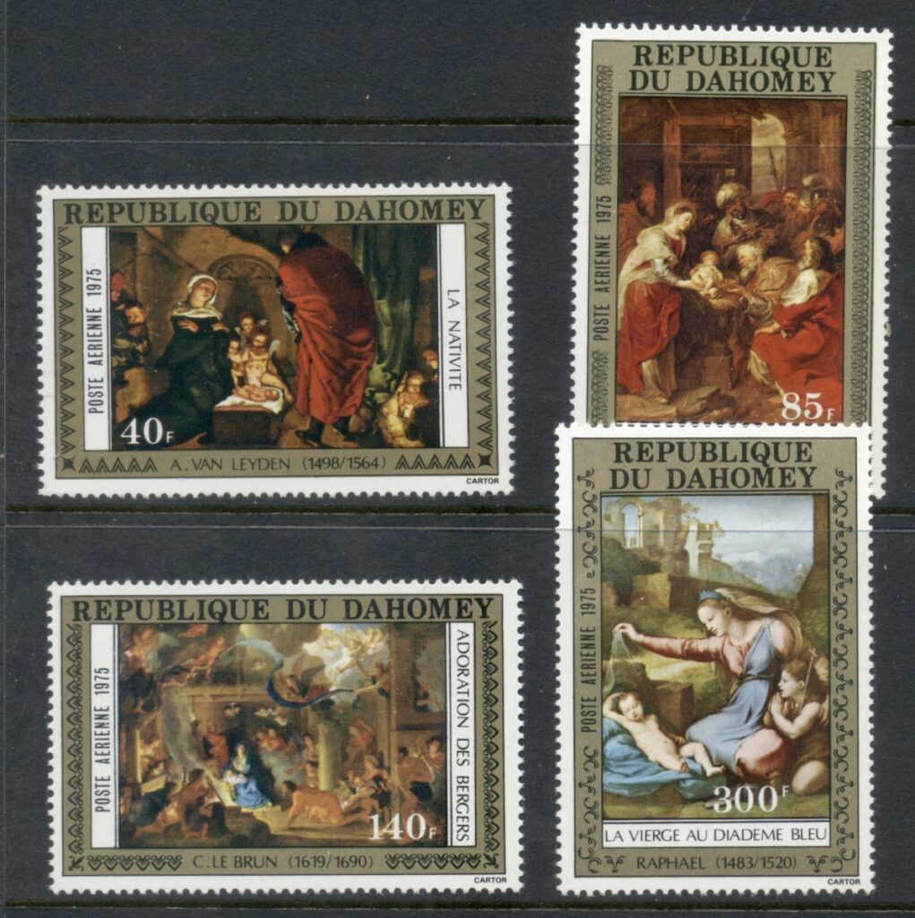 Dahomey-1975-Xmas paintings
