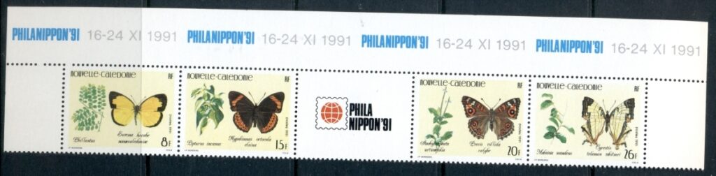 New Caledonia 1991 Insects, Butterflies Philanippon str