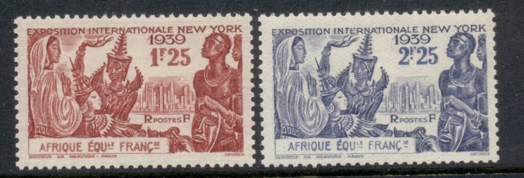 French Equatorial Africa 1939 New Your World's fair