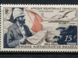 French Equatorial Africa 1951 Brazza Birth cent.