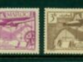 French Morocco 1939-40 Plane &amp; map of Morocco