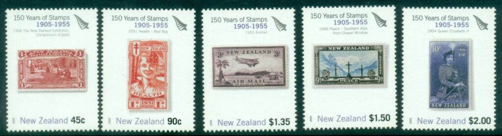 New-Zealand-2005-The-150th-Anniversary-of-New-Zealand-Stamps-1855-1905-MUH
