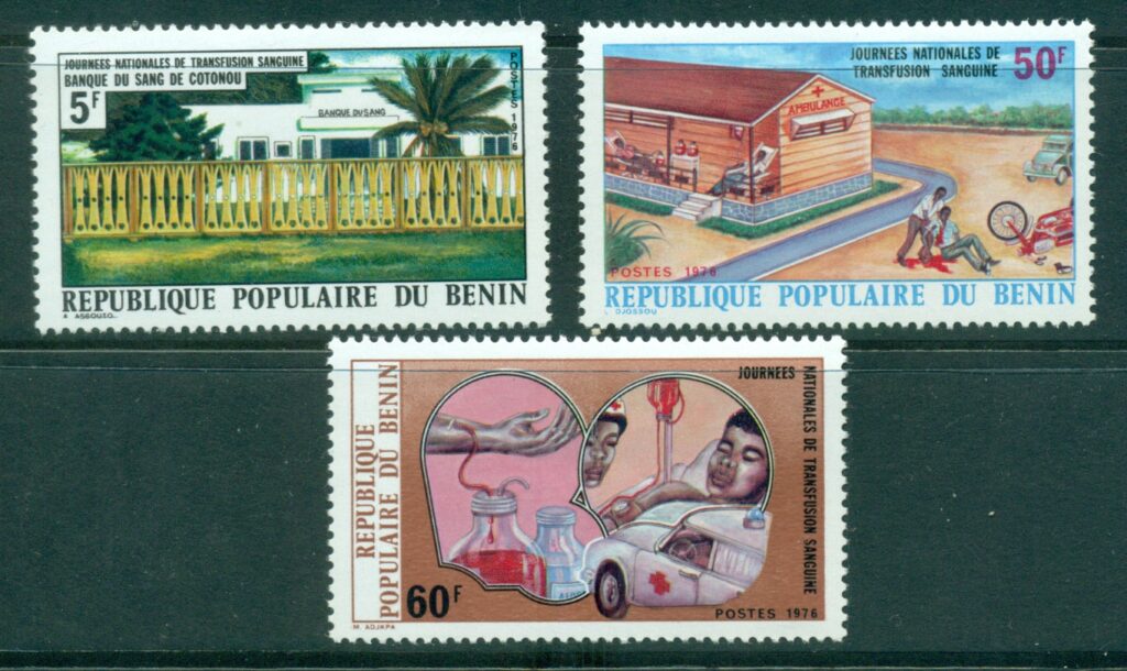 Benin 1976 Red Cross Blood Donors