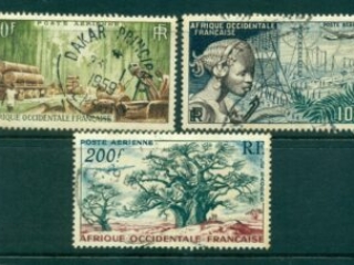 French West Africa 1954 Airmail Pictorials