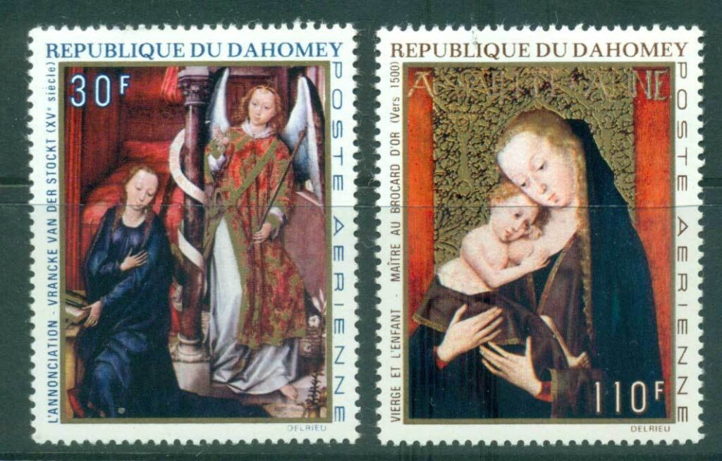Dahomey-1969-30f, 110f Xmas
