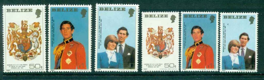 Belize-1981 Royal Wedding Charles &amp; Diana