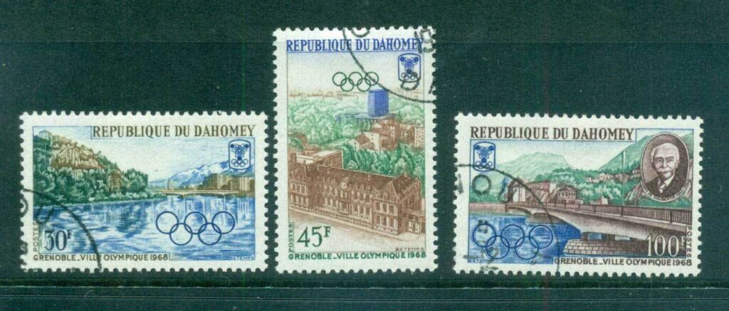 Dahomey-1968-Winter Olympics Grenoble
