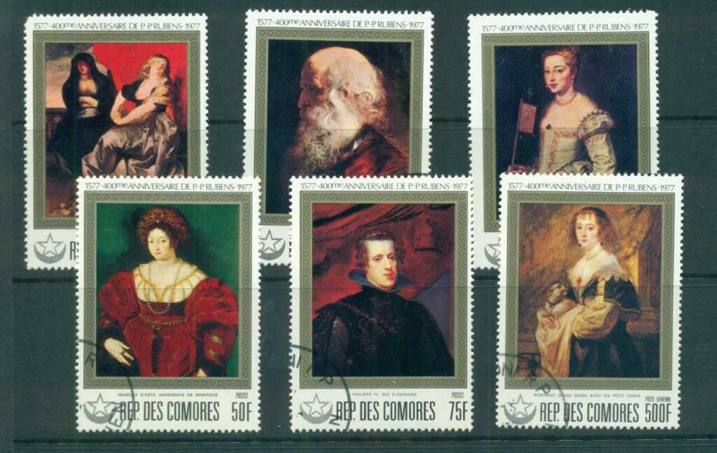 Comoro Is 1977 Rubens paintings