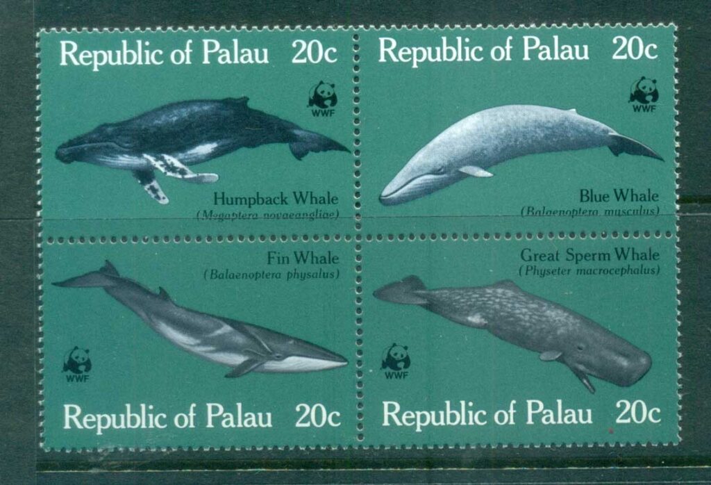 Palau-1983 WWF Great Whales