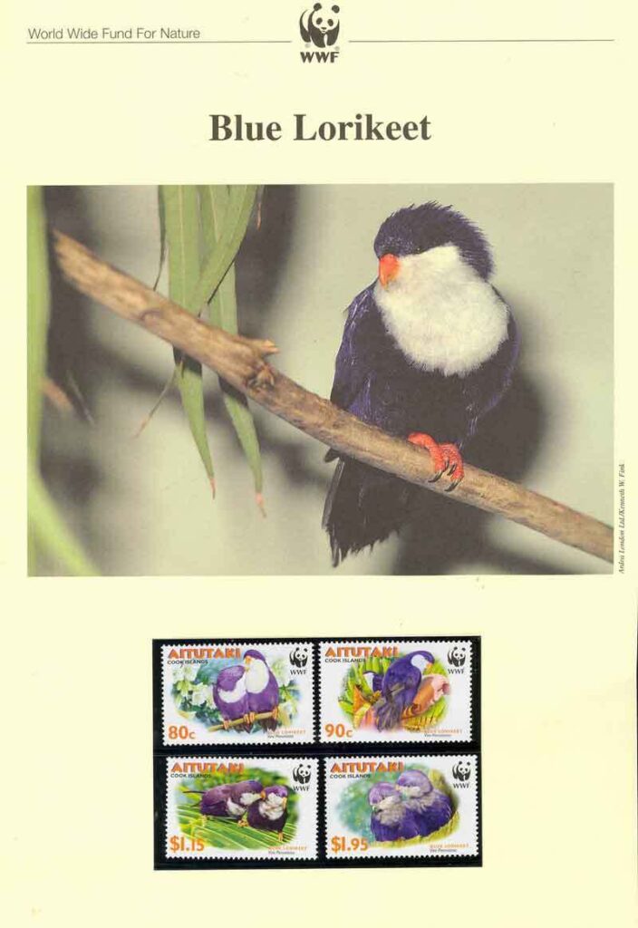 Aitutaki-2002 Blue Lorikeet