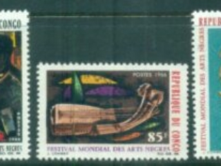 Congo-PR-1966 Intl. Negro Arts Festival